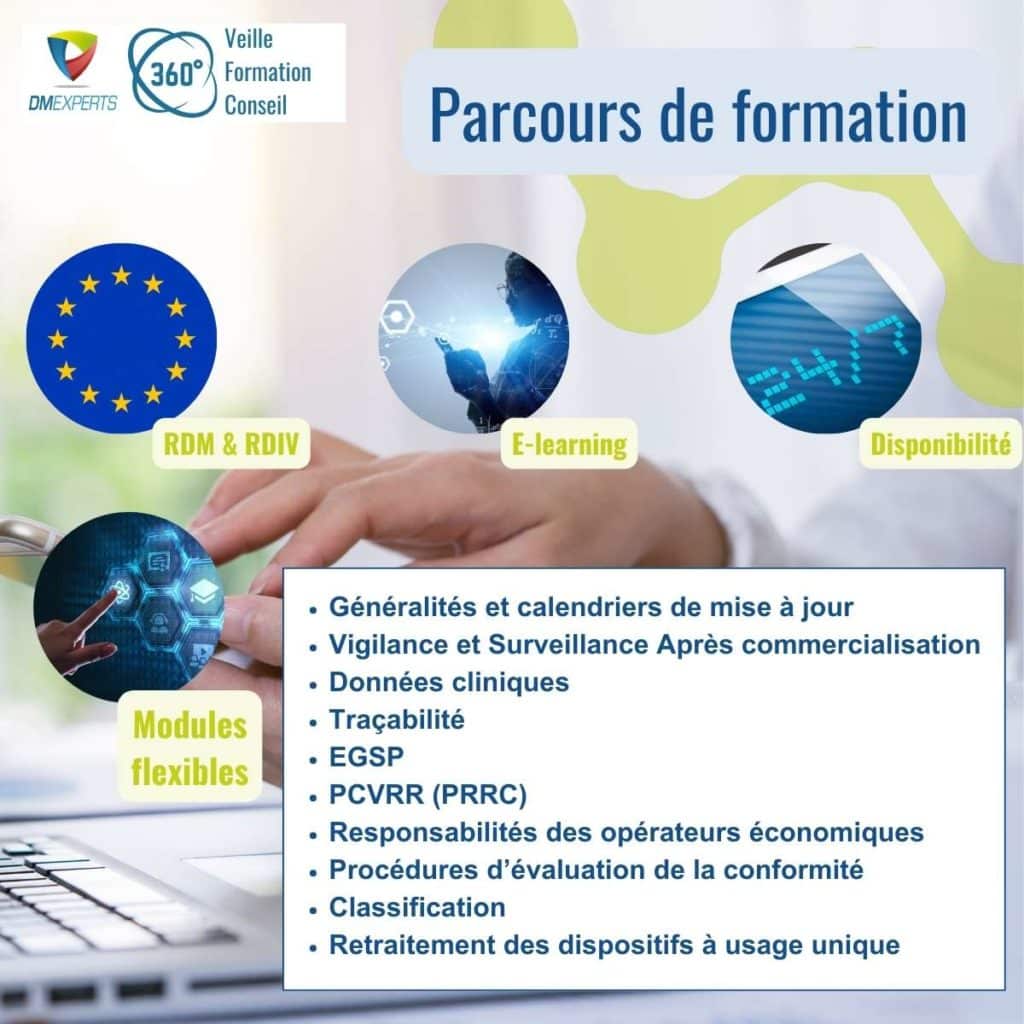 DMEXPERTS DM Experts Réseau de consultants SENIORS Veille Formation Conseil Dispositifs médicaux Dispositif médical Diagnostic in vitro Formation e-learning RDM RDIV à la carte personnalisée